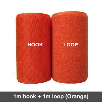 10 cm lățime nailon portocaliu fără bandă adezivă buclă cu cârlig bandă de fixare magică pentru cusut bandă autocolantă magică bandă de pânză