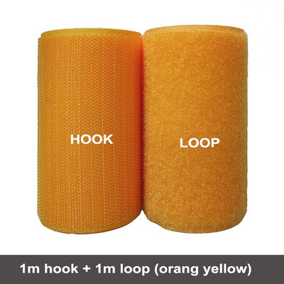 10 cm lățime nailon portocaliu fără bandă adezivă buclă cu cârlig bandă de fixare magică pentru cusut bandă autocolantă magică bandă de pânză