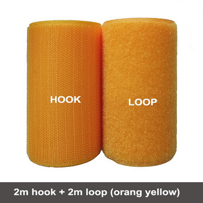 10 cm lățime nailon portocaliu fără bandă adezivă buclă cu cârlig bandă de fixare magică pentru cusut bandă autocolantă magică bandă de pânză
