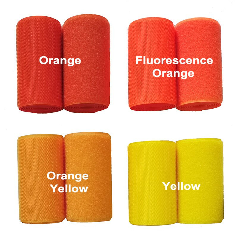 10 cm lățime nailon portocaliu fără bandă adezivă buclă cu cârlig bandă de fixare magică pentru cusut bandă autocolantă magică bandă de pânză