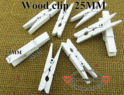 50 buc. Calitate excelentă, 25 mm, mini agrafe din lemn, decorațiuni, hârtie foto, clemă de primăvară pentru cărți de mesaje, articole de birou