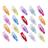 50 tk mitmevärvilised plastklambrid lapitehnikas õmblemiseks DIY palistatud õmblustööriistad õmblustarvikud 2,7 * 0,7 * 0,4 cm