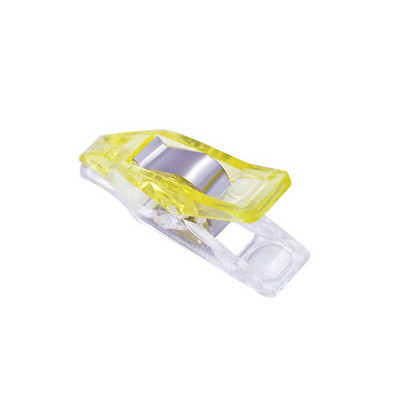 50 tk mitmevärvilised plastklambrid lapitehnikas õmblemiseks DIY palistatud õmblustööriistad õmblustarvikud 2,7 * 0,7 * 0,4 cm