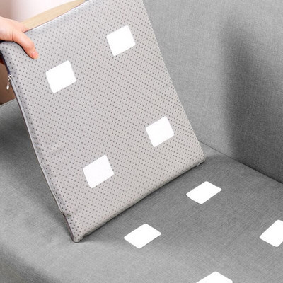 10pcs Non-slip Sofa Cushion Adhesive Fastener Stickers Bed Cover Mat Cushion Fixed Tape Double-sided Seamless Patch Supplies