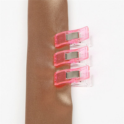 10τμχ Θήκη ποδιών Εργασίας Πολύχρωμα Πλαστικά Κλιπ Υφασμάτινα σφιγκτήρες Συνονθύλευμα Εργαλεία Ραπτικής Ραπτικής Αξεσουάρ Ραπτικής