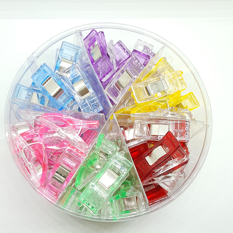 10τμχ Θήκη ποδιών Εργασίας Πολύχρωμα Πλαστικά Κλιπ Υφασμάτινα σφιγκτήρες Συνονθύλευμα Εργαλεία Ραπτικής Ραπτικής Αξεσουάρ Ραπτικής