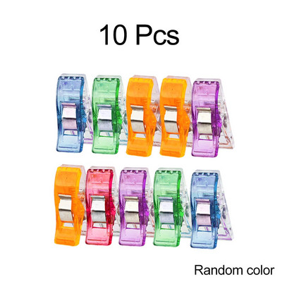 10/20/50 KOM Šivaće kopče Plastične stezaljke Prošivanje Izrada Heklanje Pletenje Sigurnosne kopče Različite boje Spojnice za uvez Papir