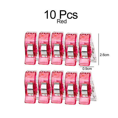 10/20/50 KOM Šivaće kopče Plastične stezaljke Prošivanje Izrada Heklanje Pletenje Sigurnosne kopče Različite boje Spojnice za uvez Papir