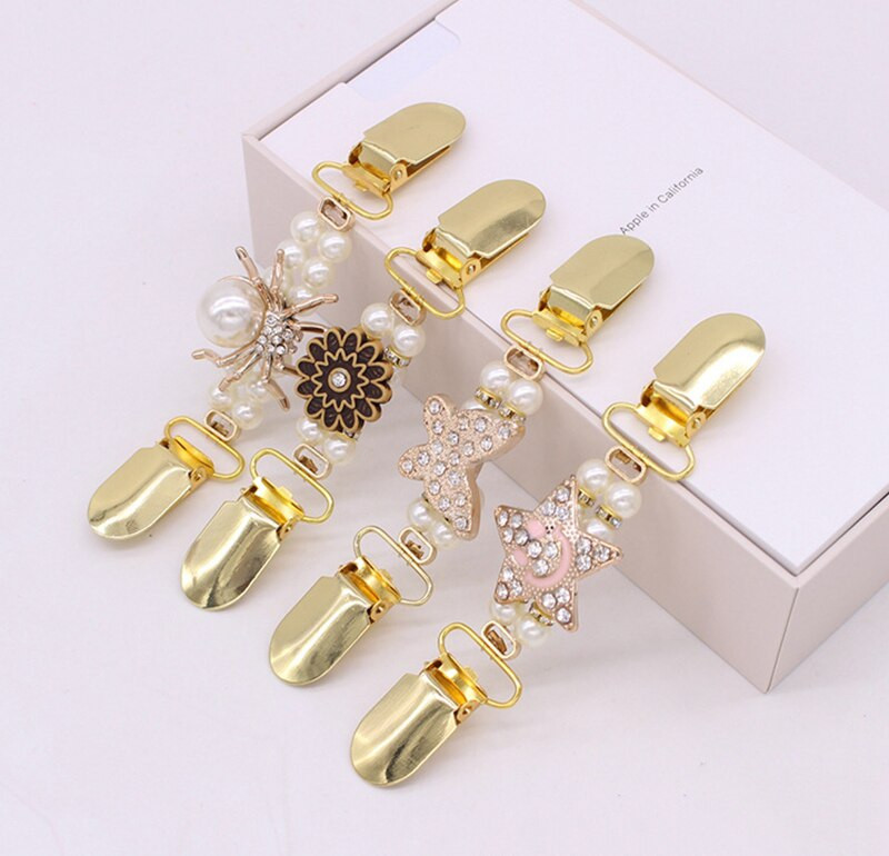 Kardigano segtukas suveržimo segtukas Šalikas Megztinis Perlų Šalikas Sagtis Laikytojui Apykaklės sagties laikiklis Keliaraiščiai Drabužių priedai