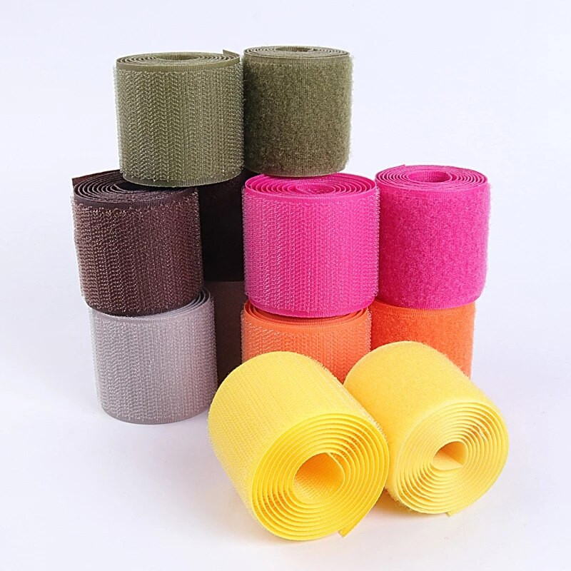 50 mm laius nailon konksu aasaga värviline kinnitusteip DIY käsitöö õmblustarvikud taktikalised varustus takjakinnitusega osad 3 meetrit