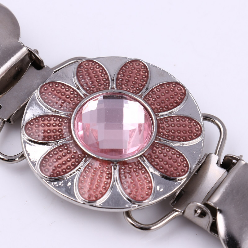 4 ks DIY klipy na oblečenie, vintage kovové kvetinové spony na kardigany, držiaky na šály, ozdobné spony s kačacími ústami, odevné remeslá