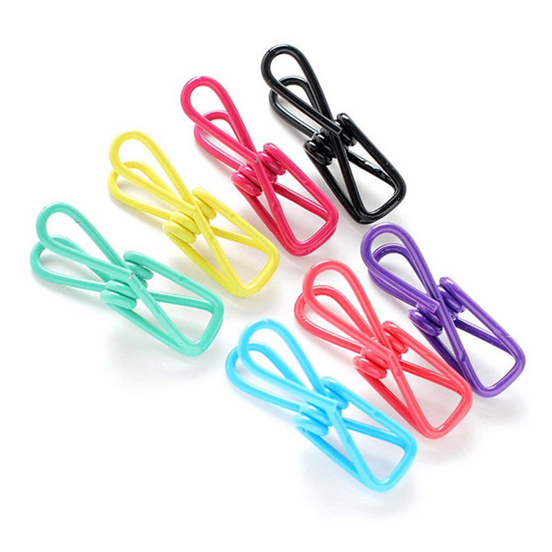 10 buc. Clipuri multifuncționale, colorate, din oțel inoxidabil, ace pentru haine, șosete, șosete, agățate, agrafe, vânzare fierbinte, pentru uz casnic.