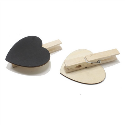 12vnt/stal. Mini medienos segtukai su maža lenta Love Spring medienos segtukai, skirti DTY Clothespin Craft Decor užkandžių segtukai nuotraukų klipai Peg