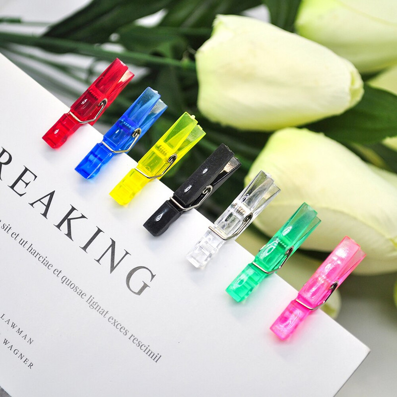 Uus mini-fotoklamber, 35 mm värviline klambriga paberist fotoklamber DIY, käsitööna kasutatavate kaunistusklambritega, konksudega riidelõksu peokaunistus