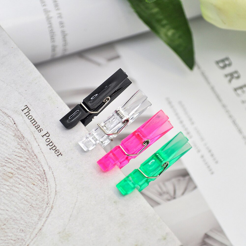 Uus mini-fotoklamber, 35 mm värviline klambriga paberist fotoklamber DIY, käsitööna kasutatavate kaunistusklambritega, konksudega riidelõksu peokaunistus