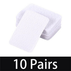 10 perechi/lot Bandă de fixare cu cârlig și buclă auto-adezivă puternică, autocolant din nailon, buclă cu cârlig cu adeziv pentru bricolaj