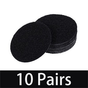 10 perechi/lot Bandă de fixare cu cârlig și buclă auto-adezivă puternică, autocolant din nailon, buclă cu cârlig cu adeziv pentru bricolaj