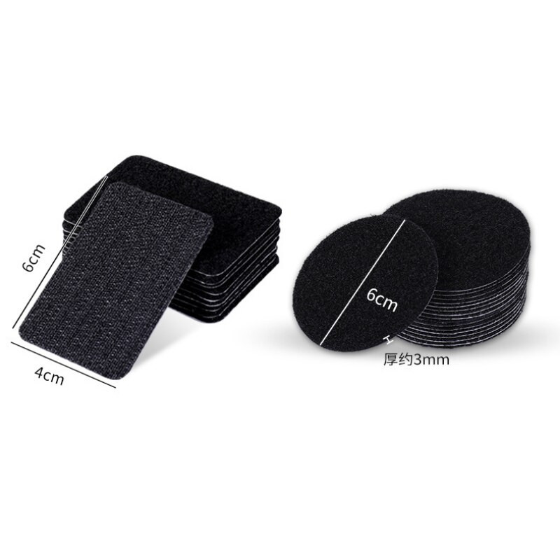 10 perechi/lot Bandă de fixare cu cârlig și buclă auto-adezivă puternică, autocolant din nailon, buclă cu cârlig cu adeziv pentru bricolaj