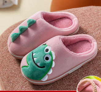 Naminės vaikiškos šlepetės su siuvinėjimais berniukams ir mergaitėms