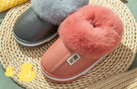 Öko-nahast valmistatud laste talvesussid - sisemise kohevusega