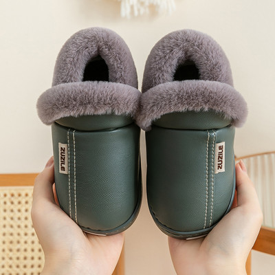 Öko-nahast valmistatud laste talvesussid - sisemise kohevusega