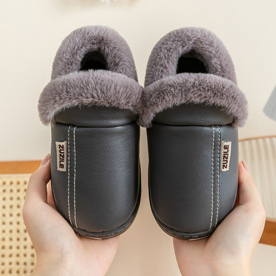 Öko-nahast valmistatud laste talvesussid - sisemise kohevusega