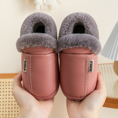 Öko-nahast valmistatud laste talvesussid - sisemise kohevusega