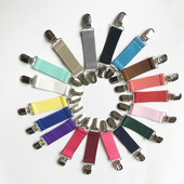 2 bucăți vintage femei rochie cămașă Cinch spate pulover cardigan șal cleme cleme îmbrăcăminte bijuterii bandă elastică retro metal clip