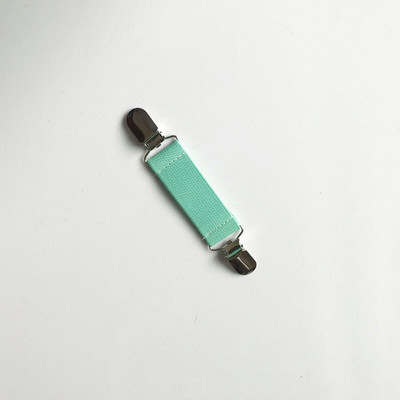 2 bucăți vintage femei rochie cămașă Cinch spate pulover cardigan șal cleme cleme îmbrăcăminte bijuterii bandă elastică retro metal clip