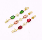 Värviline kivisulamist pross, sallid kampsun sall hoidja krae pandla hoidja sukapaelad rõivaste aksessuaarid ehted