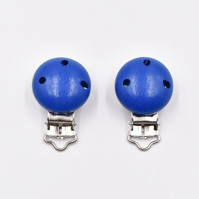 10 ks/lot okrúhle drevené klipy na cumlík pre detské hryzátka korálkové klipy príslušenstvo pre DIY retiazku na cumlík nástroj veľkoobchod