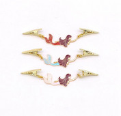 Farebný smaltovaný náter z morskej panny zliatiny, brošňa, klip na sveter, šál, držiak goliera, držiak na pracku, podväzky, odevné doplnky, šperky