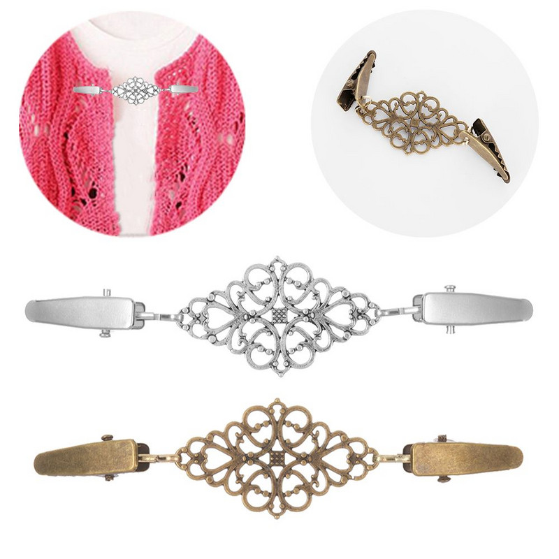 1vnt. Moteriškas megztinis megztinis Palaidinė Smeigtukas Šalikas Sagės Užsegimai Marškinių apykaklė Retro ančių segtukas Žieminis skara Užsegimai Drabužių priedai