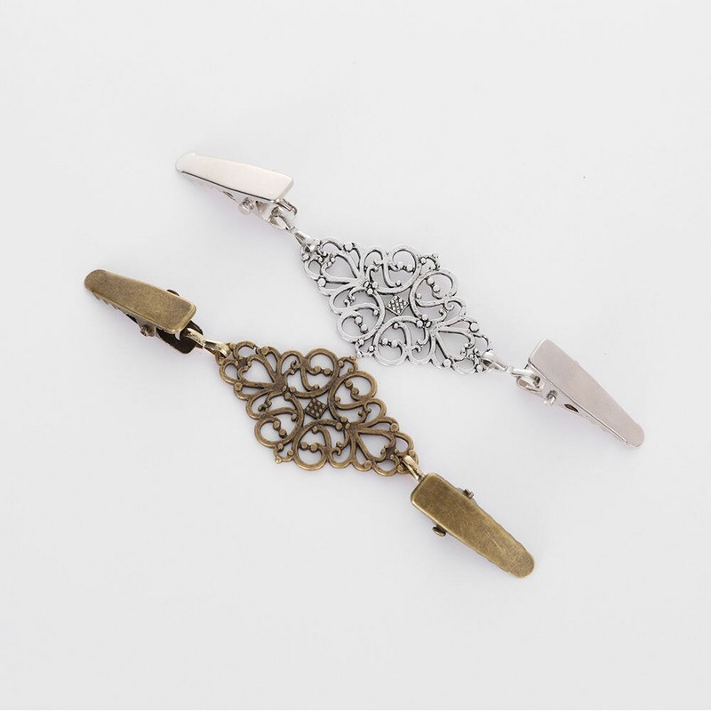 1vnt. Moteriškas megztinis megztinis Palaidinė Smeigtukas Šalikas Sagės Užsegimai Marškinių apykaklė Retro ančių segtukas Žieminis skara Užsegimai Drabužių priedai