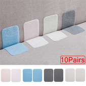 10 perechi de perne de canapea Plastic fix anti-alunecare, anti-mobil, casă, non-marca, plasture fără ace, foaie de pernă 6X8cm Fixator anti-rulare
