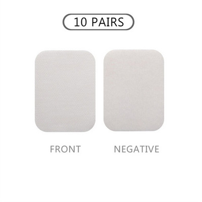 10 perechi de perne de canapea Plastic fix anti-alunecare, anti-mobil, casă, non-marca, plasture fără ace, foaie de pernă 6X8cm Fixator anti-rulare