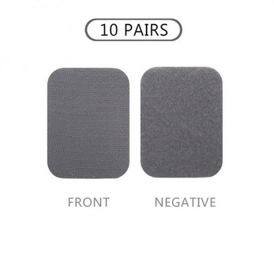 10 perechi de perne de canapea Plastic fix anti-alunecare, anti-mobil, casă, non-marca, plasture fără ace, foaie de pernă 6X8cm Fixator anti-rulare