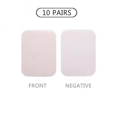 10 perechi de perne de canapea Plastic fix anti-alunecare, anti-mobil, casă, non-marca, plasture fără ace, foaie de pernă 6X8cm Fixator anti-rulare