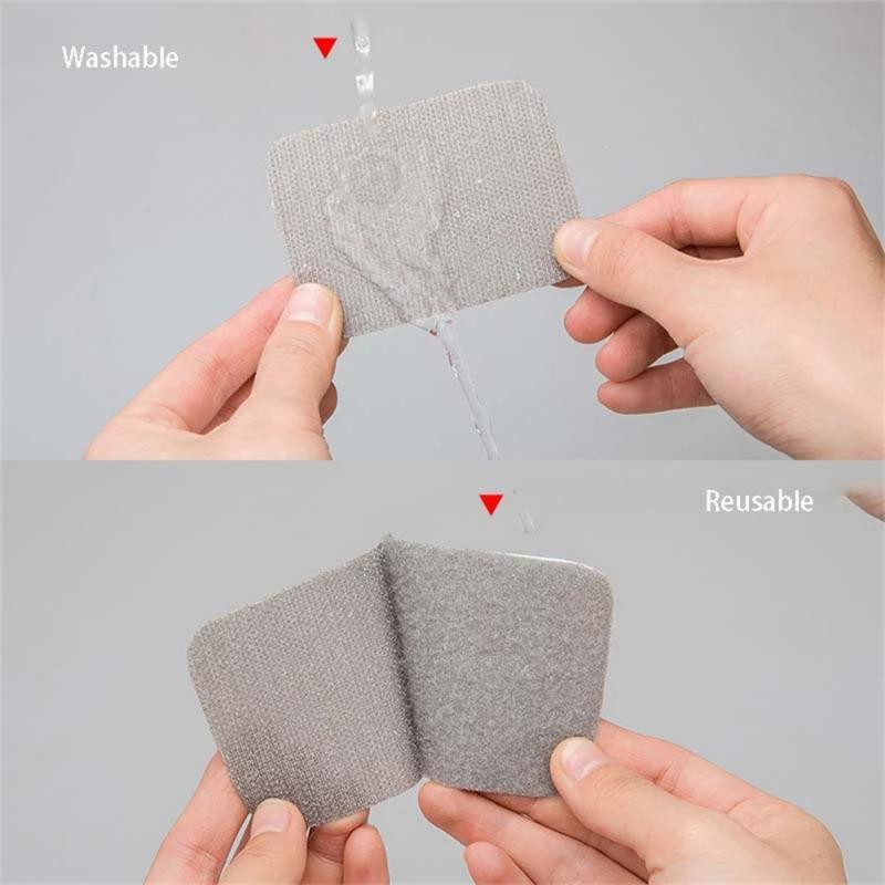 10 perechi de perne de canapea Plastic fix anti-alunecare, anti-mobil, casă, non-marca, plasture fără ace, foaie de pernă 6X8cm Fixator anti-rulare