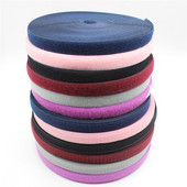 20 mm 25 yardov viacfarebná samolepiaca suchý zips 2 rolky upevňovacia páska bez samolepky na domáce oblečenie bez lepidla