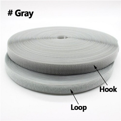 20 mm 25 yardov viacfarebná samolepiaca suchý zips 2 rolky upevňovacia páska bez samolepky na domáce oblečenie bez lepidla