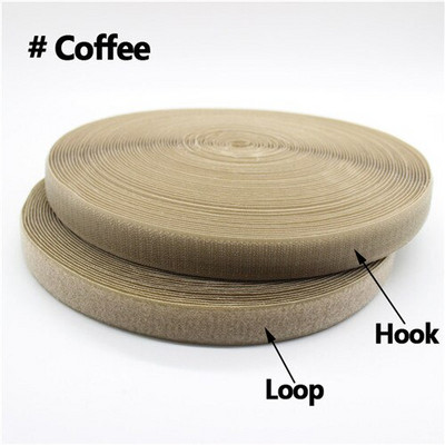 20 mm 25 yardov viacfarebná samolepiaca suchý zips 2 rolky upevňovacia páska bez samolepky na domáce oblečenie bez lepidla