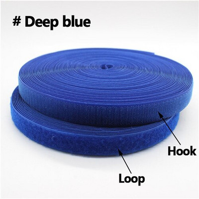 20 mm 25 yardov viacfarebná samolepiaca suchý zips 2 rolky upevňovacia páska bez samolepky na domáce oblečenie bez lepidla