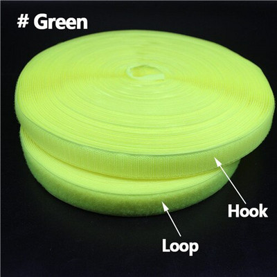 20 mm 25 yardov viacfarebná samolepiaca suchý zips 2 rolky upevňovacia páska bez samolepky na domáce oblečenie bez lepidla