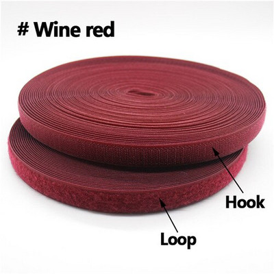 20 mm 25 yardov viacfarebná samolepiaca suchý zips 2 rolky upevňovacia páska bez samolepky na domáce oblečenie bez lepidla