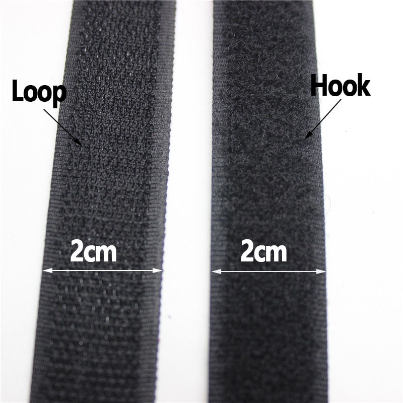 20 mm 25 yardov viacfarebná samolepiaca suchý zips 2 rolky upevňovacia páska bez samolepky na domáce oblečenie bez lepidla