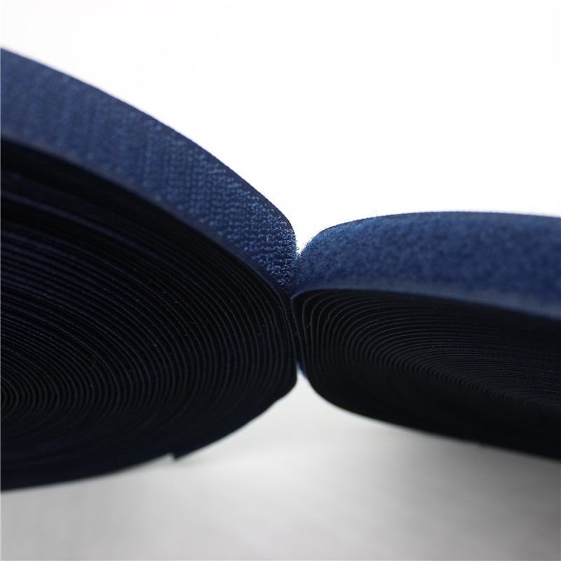 20 mm 25 yardov viacfarebná samolepiaca suchý zips 2 rolky upevňovacia páska bez samolepky na domáce oblečenie bez lepidla