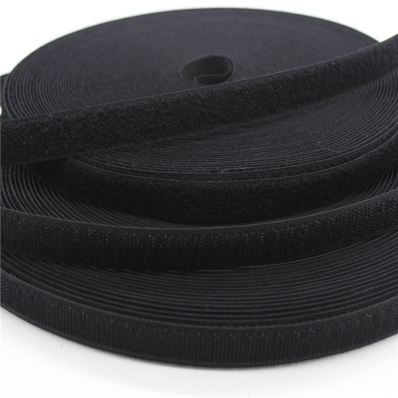 20 mm 25 yardov viacfarebná samolepiaca suchý zips 2 rolky upevňovacia páska bez samolepky na domáce oblečenie bez lepidla