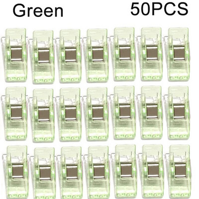 Многофункционални щипки за шиене Цветни щипки Пластмасови занаяти Плетене на една кука Плетене Безопасни щипки Разноцветни щипки за подвързване Хартия 50 БР.