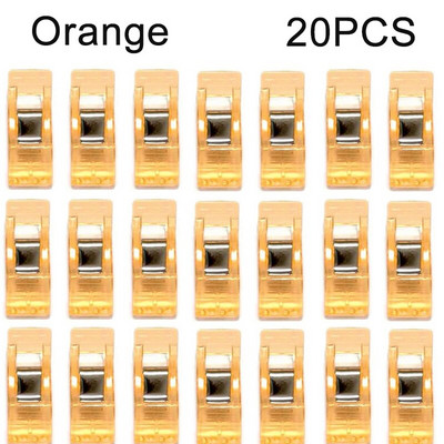 Многофункционални щипки за шиене Цветни щипки Пластмасови занаяти Плетене на една кука Плетене Безопасни щипки Разноцветни щипки за подвързване Хартия 50 БР.